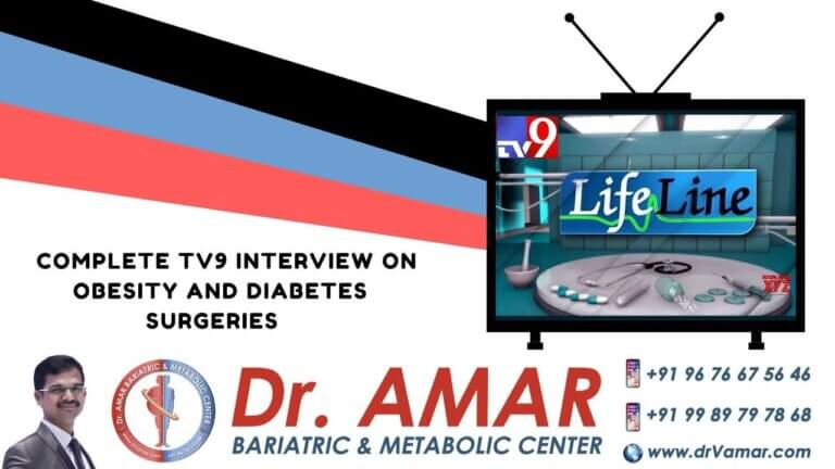 TV9 Interview on obesity and diabetes surgeries – Dr. V. AMAR